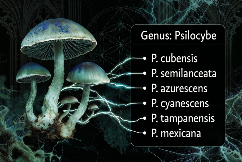 Types of Psychedelic Mushrooms